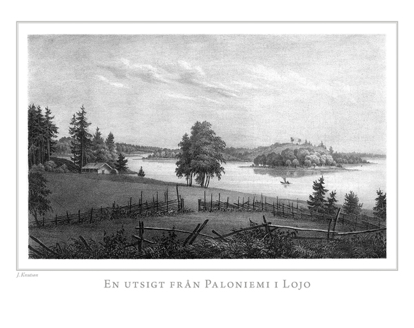 En utsigt från Paloniemi i Lojo