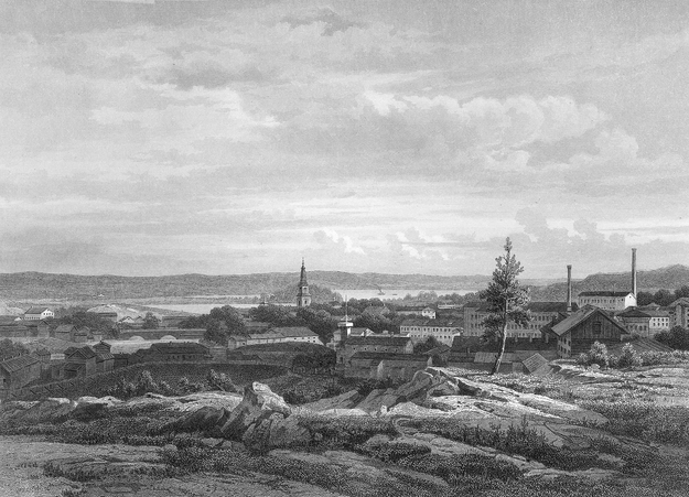 Utsigt af Tammerfors från norr